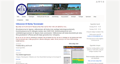 Desktop Screenshot of mjolby-tennisklubb.com